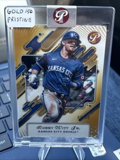 2025 Topps Pristine BOBBY WITT JR PRISTINE GOLD ENCASED REFRACTOR 09/50 #161 KCR