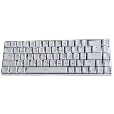 TOK-B t68se light blue backlit keyboard with brown switches Gaming White