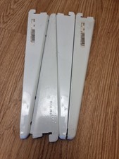 SPUR Shelving Bracket-Pack of 4,White,270mm Strong,HeavyDuty Steel Shelf Bracket