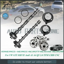 New Intake Exhaust Camshafts For VW GTI MKVII Audi A3 A4 Q5 2.0 TFSI CHH CNC