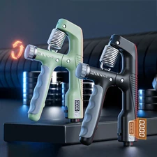 Counting Grip Strengthener, Arm Muscle Exercise Device, Adjustable Wrist Strengt