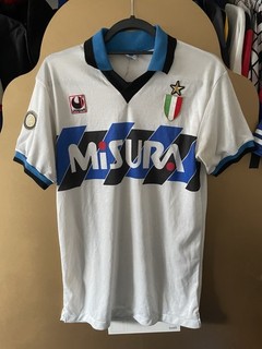 Inter Milan 1989 1990 Away Football Shirt