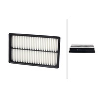 Luftfilter-Einsatz 275 X 161 Mm Hella Iam-Expertise Passend FüR U.A. Mazda 5