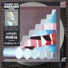 Herbert Von KARAJAN Antonin DVORAK : Symphony No. 8 Wien Orchestra LASERDISC