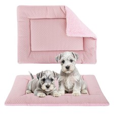 Dog Bed Mat, Crate Pad Reversible,Soft Kennel Pad, Washable Crate Mat Cool a...