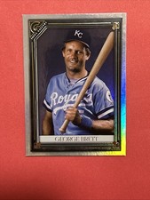 2021 Topps Gallery - George Brett - Silver Foil Parallel - Royals - HOF
