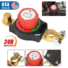 US Car Battery Disconnect Switch 12-48V Marine Battery Cut-Off Switch Isolator
