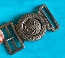Ancienne Boucle de Ceinture Décoration de Scout BoyScout BF Prepared