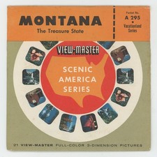 MONTANA The Treasure State 1957 Universal View-Master Packet Reels MONT 1,2,3