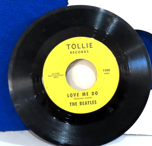 THE BEATLES LOVE ME DO  PS I LOVE YOU TOLLIE RECORDS 45 VINYL