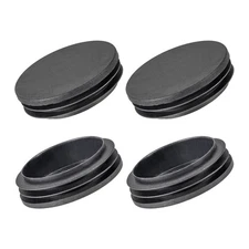 Round Post End Caps (2.48"x0.67") 4pcs, Plastic Tubing End Cap Plug