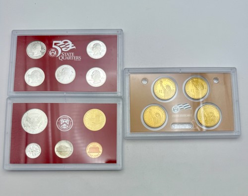 2008-S United States Mint Silver Proof Set with COA & Box 14 Coins ,OGP, NR.! - Picture 4 of 5