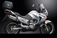 Honda XLV 650 Transalp 2000-2007 Ovaler Edelstahl-EndschalldäMpfer 350Mm Delk