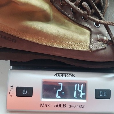Filson Sebago Boots Tin Cloth Mens 7.5 Brown Tan Unisex 