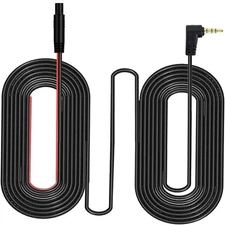 33 Feet Rear Camera Extension Cable, 2.5mm to 4-Pin Dash Cam Rearview Black 