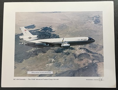 Vintage KC-10A Extender USAF McDonnell Douglas JET Aviation History 8x10  Photo