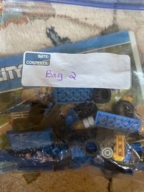 99.99% COMPLETE: LEGO CITY: Van & Caravan (60117)- with directions for blue car