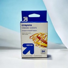 Classic Colors Non-Toxic Crayons Up  Up, 24ct Pack  NEW  Compare to Crayola