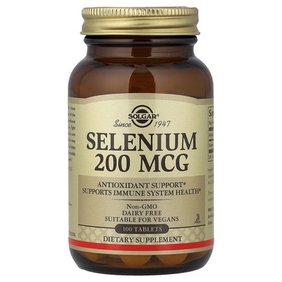 Selenium, 200 mcg, 100 Tablets