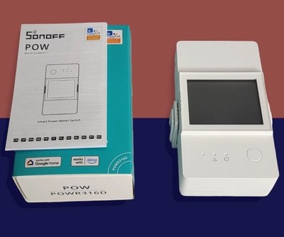 SONOFF POW ELITE 16A WiFi Power Consumption Meter Switch Controller Alexa Google