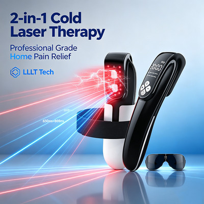 Cold Laser Treatment Therapy Device Pain Relief Physiotherapy Handheld Home LLLT