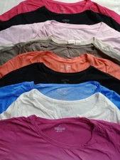 0X suprema cherokee terra & sky pink blue orange white t shirt tops  10 Lot