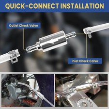 New Brake Fluid Bleeder Hose One-way Check Valve Car Motorcycle Kit Us New Brake Fluid Bleeder Hose One-way Check Valve Car Motorcycle Kit Us