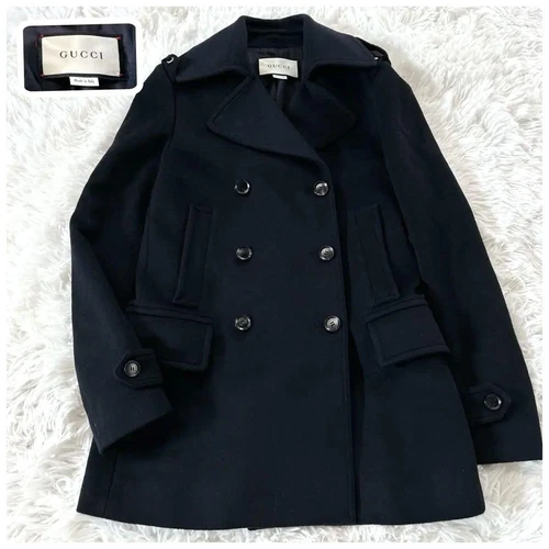 Cappotto donna Gucci doppiopetto lana P Buone condizioni con etichette attuali S