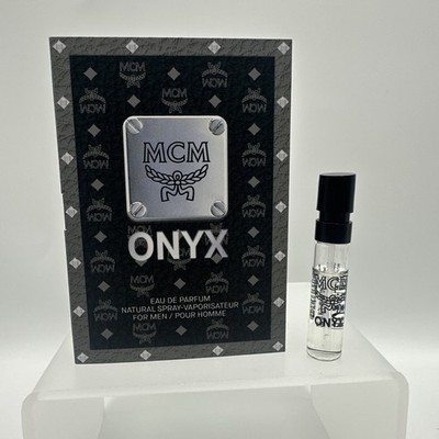 MCM Onyx Eau de Parfum EDP Sample Spray .05oz, 1.5mL New in Card