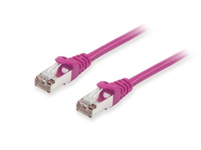 Equip Patch Cable Cat6A S/FTP 2x RJ45 0.15 m Purple