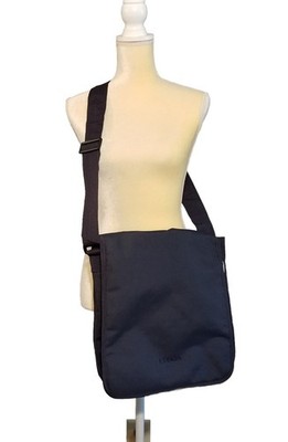 Escada Messenger Bag For Men Dark Navy Blue Wide Strap 14.5''×13.5''×3.5''   New