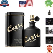 Cool and Masculine Black Cologne Spray - 4.2 oz Scent Perfect for Any Occasion