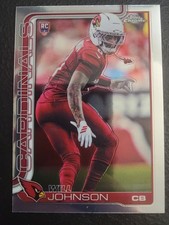 2025 Topps Chrome Football Will Johnson #349 Base Rookie Card RC. rookie card picture