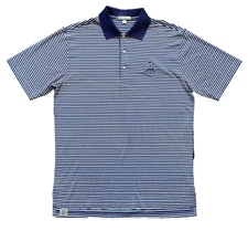 Peter Millar Shirt Mens Medium Pinehurst No. 2 Golf Polo Putter Boy 1895 D Ross