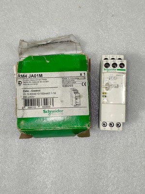 SCHNEIDER ELECTRIC RM4 JA01M CURRENT MEASUREMENT RELAY VOLTAGE 220-240VAC FREE