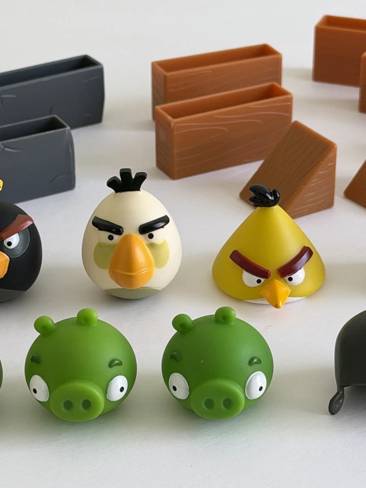 Lote de piezas de repuesto figuras cerdos pájaros bloques Mega Fling Angry Birds Foto 3 de 4