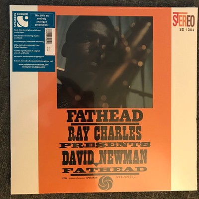 Ray Charles Presents David ''Fathead'' Newman - Fathead (LP, Album, RE, RM, 180)