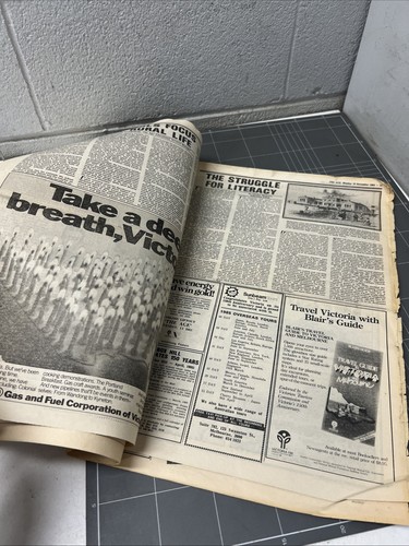 VINTAGE NEWSPAPER SUPPLEMENT THE AGE 1834 VICTORIA 1984 MELBOURNE ADVERT - Bild 8 von 15