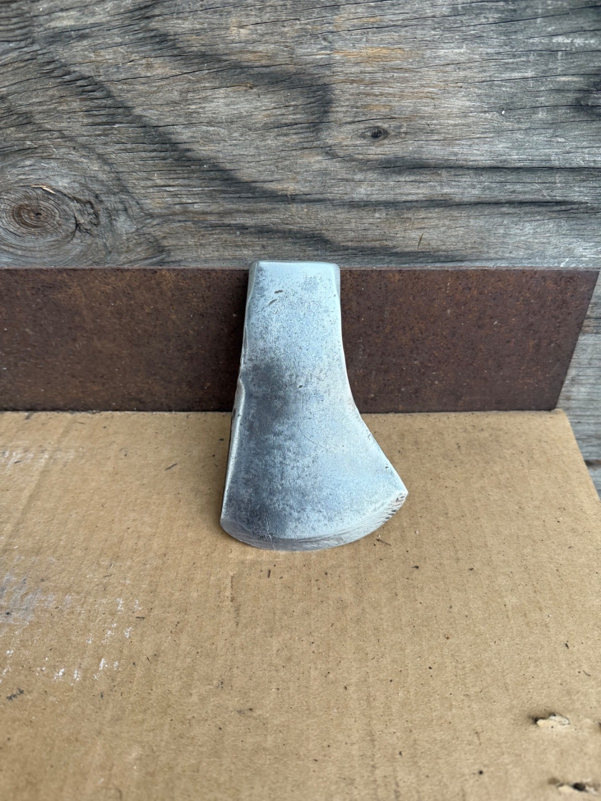 Vintage 1-1/2 Lb. Plumb National pattern axe hatchet head.