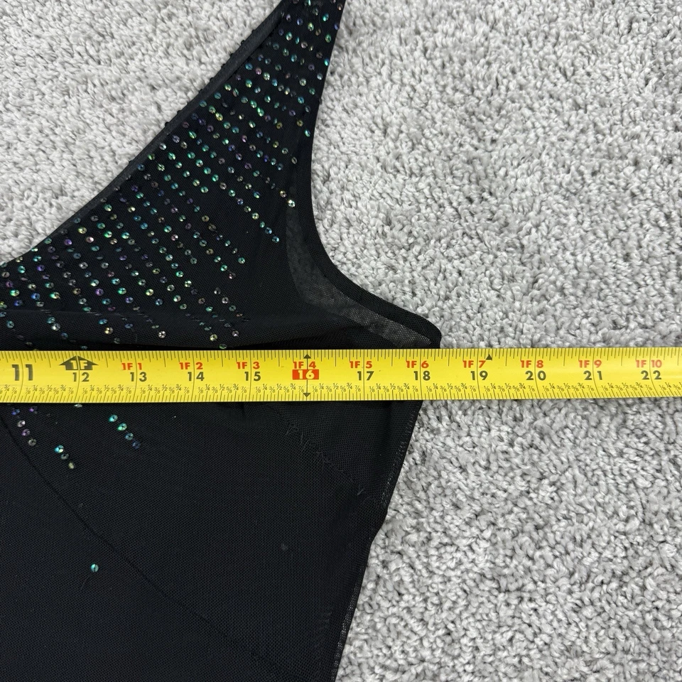 Vestido De Colección Y2K Amanda Smith Para Mujer M Lentejuelas Bruja Hada Grunge Capricho Transparente Foto 2 de 4