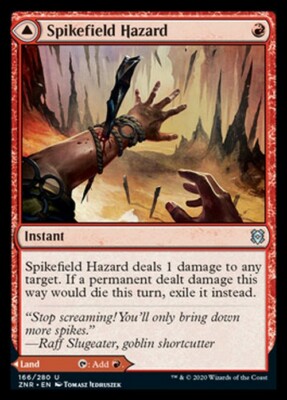 Spikefield Hazard // Spikefield Cave ~ Zendikar Rising [ Excellent ] [ MTG ]