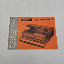 Vintage UHER 4000 Report-S Operating Instruct...