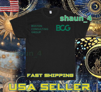 NEW SHIRT BCG BOSTON CONSULTING AMERICAN LOGO UNISEX T-SHIRT FUNNY SIZE S TO 5XL