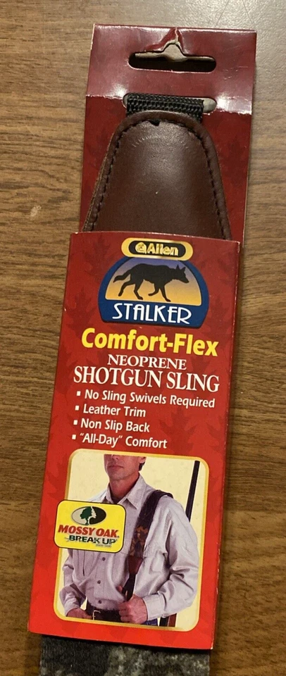 Allen Camouflage Shotgun Sling Neoprene Camo Leather Trim Hunting Firearms 8053 - Image 2 of 4