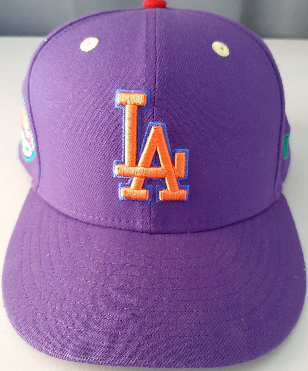 MLB Los Angeles Dodgers Logo Embroidered Purple Baseball Cap Men main image 4
