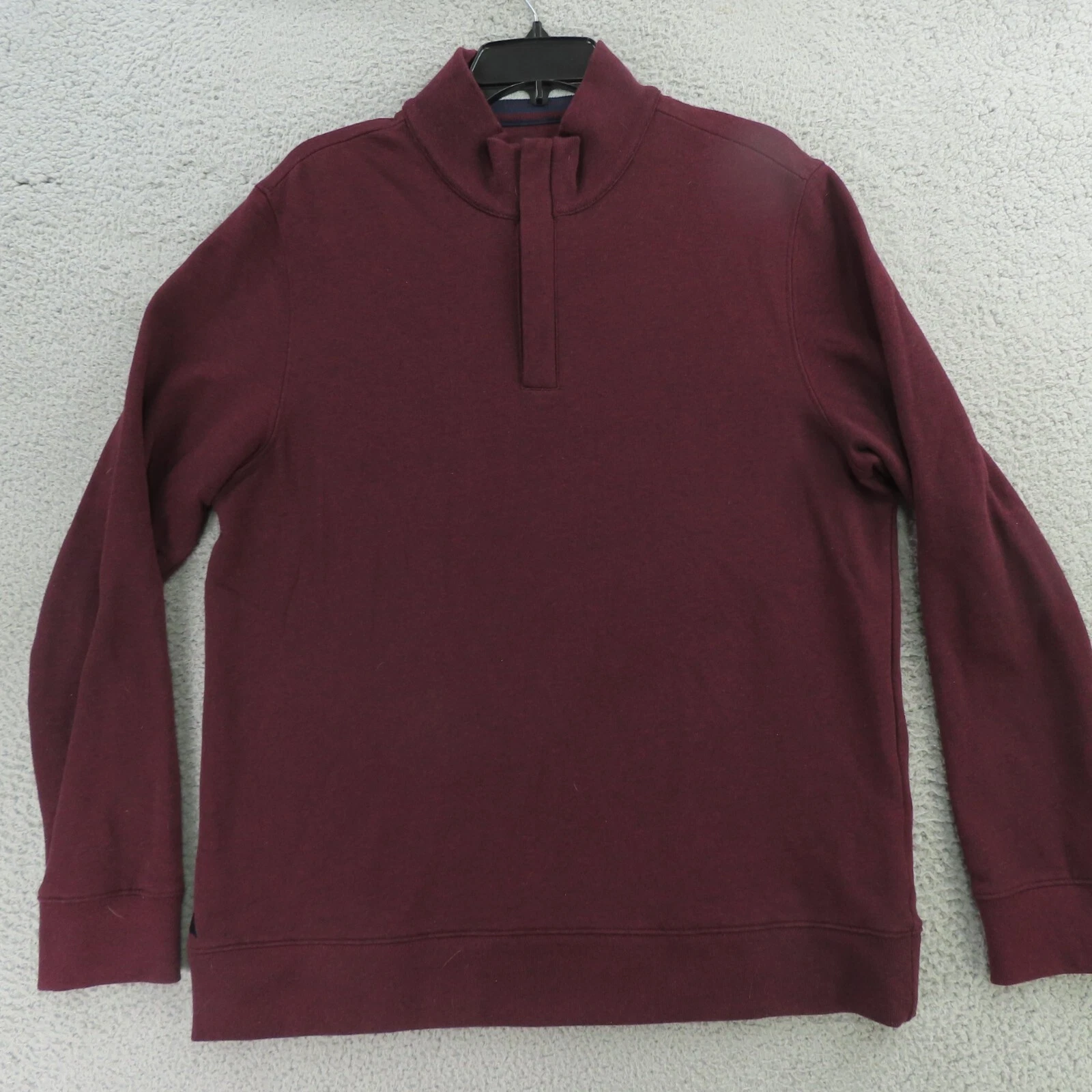 UNTUCKit Sweatshirt Mens Large Red Maroon Long Sleeve Casual Outdoors