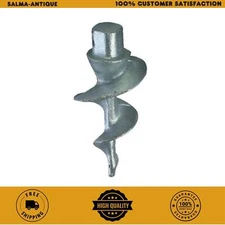 Dock Auger Anchor Heavy Duty Metal With Bolt For Securing Pipe Commercial Grade