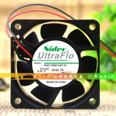 Nidec H60T12BS13A7-01Z90 12V 0.22A 6cm Antminer S9 Chassis Cooling  Fan 