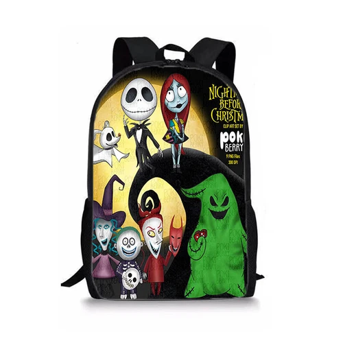 The Nightmare Before Christmas Students Backpack, School Shoulder Bag, Back To School Gift