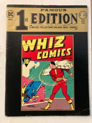 Famous First Edition Whiz Comics (1974) #   F-4 (5.0-VGF) (2169334) TREASURY ...